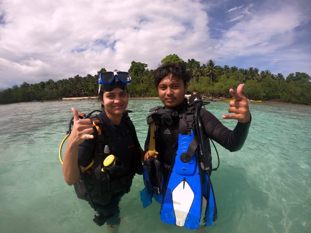 Scuba diving at Juvis in Havelock Island
