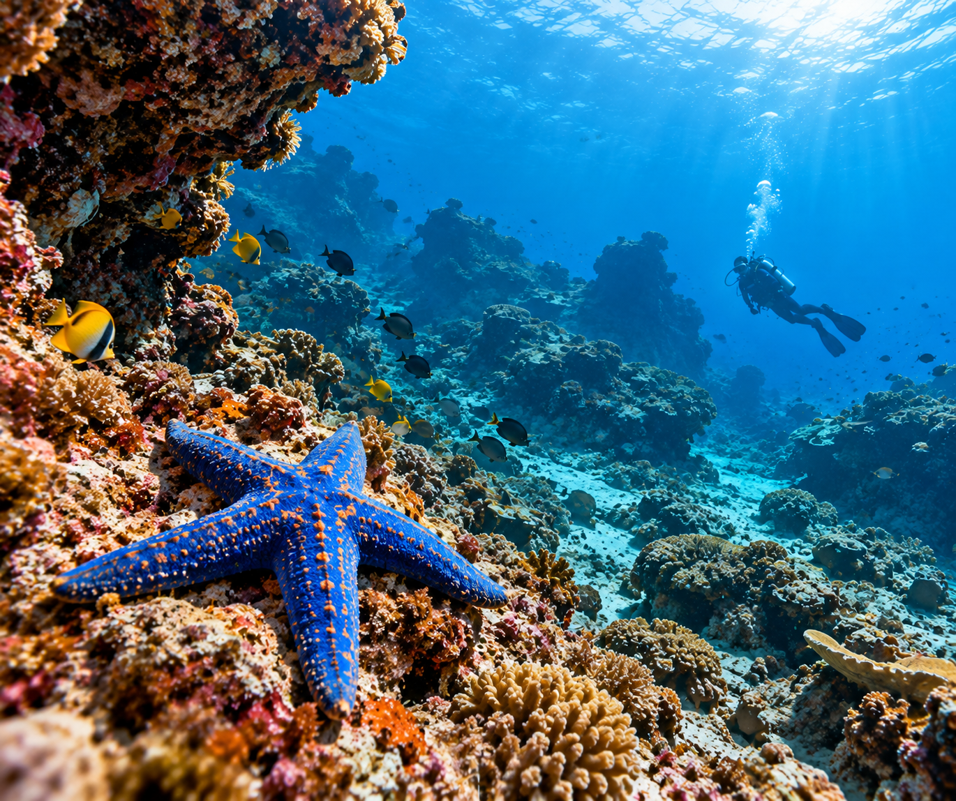 Scuba diving at Lighthouse Havelock
