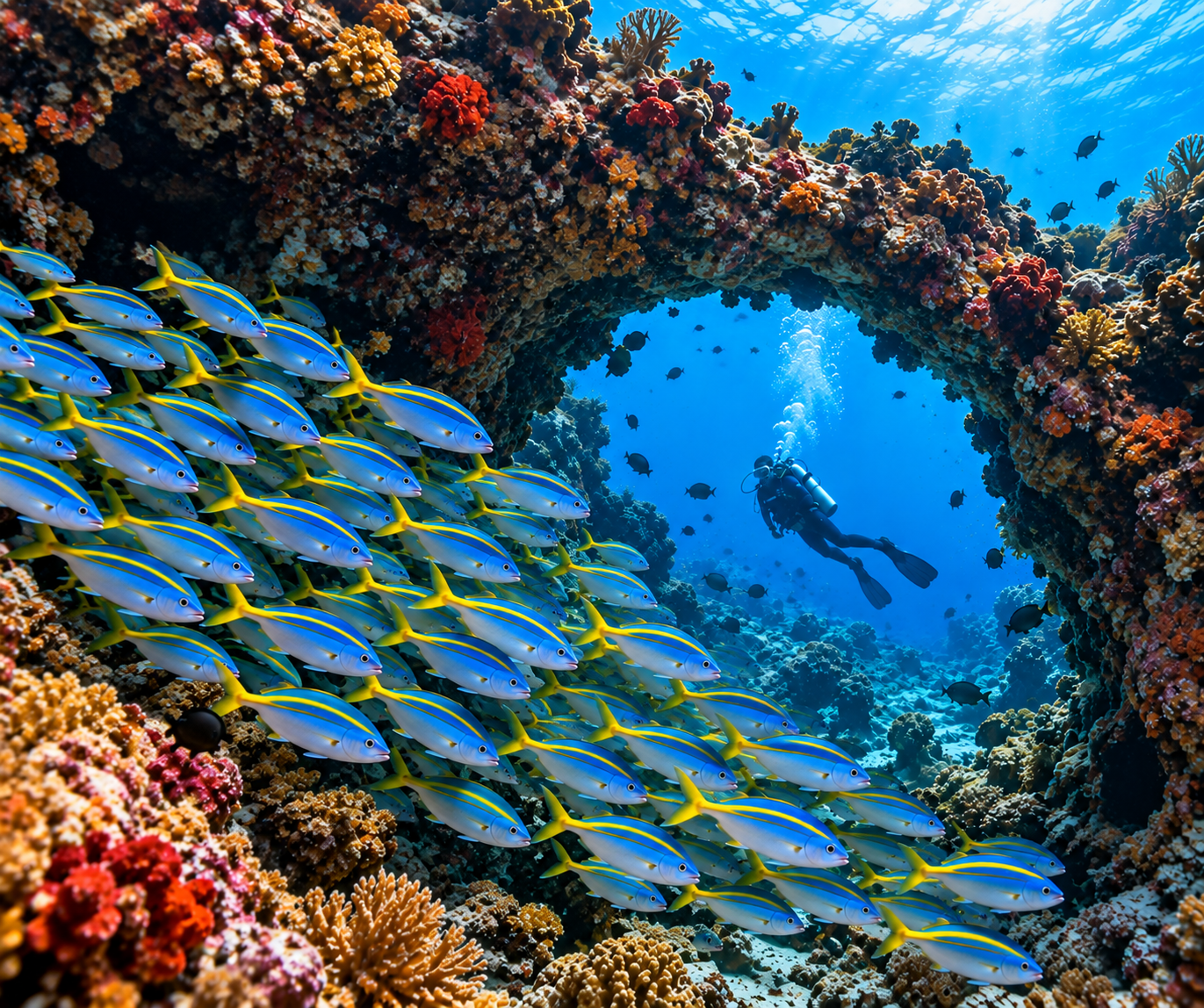 Scuba diving at Tribe Gate Havelock