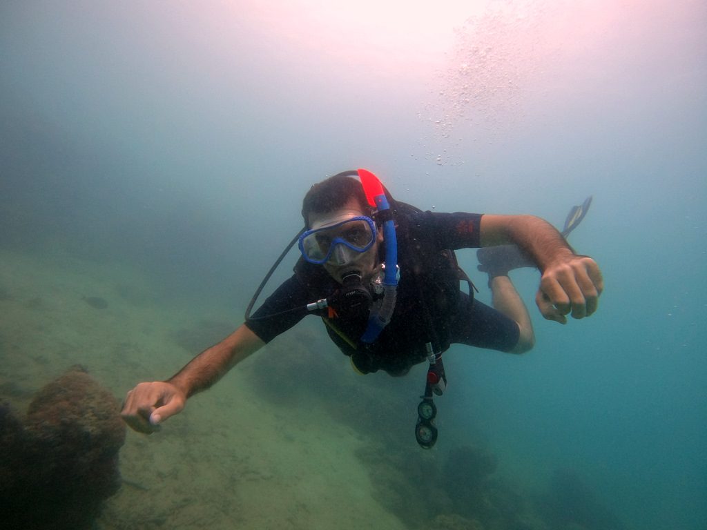 boat diving in havelock